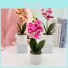 Orchid Plant Decor With Artificial Rain Flower For Home And Event Decoration