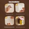 Yousheng Toothbrush Holder with Cup Magnetic Toothbrush Cup Holder Wall-Mounted Toothbrush And Cup Holder for Bathroom Storage And Organization