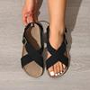 Fashion 2025New Women Cork Sandals Classic Fashion Soft Thick Sole Cork  Summer Beach Sandals Home Open Toe Flat