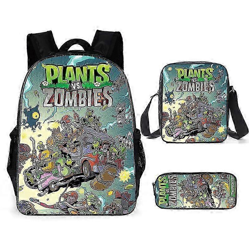 Hoge Kwaliteit Schooltas met Cartoon Thema met Plants vs. Zombies Karakters