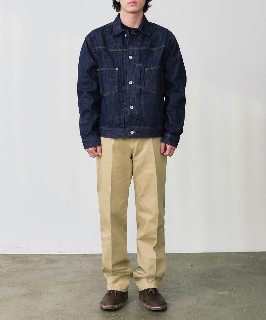 DENMADE Den0661 Wide Chino Pants (Beige)
