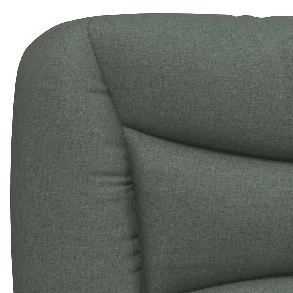 Vidaxl Headboard Cushion, Dark Gray, 140 Cm, Fabric