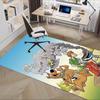 Tapis de Chaise de Bureau Scooby-Doo pour Bureau à Domicile Protection de Sol Tapis Antidérapant pour Table de Cuisine/Salle à Manger Tapis de Canapé Cadeau