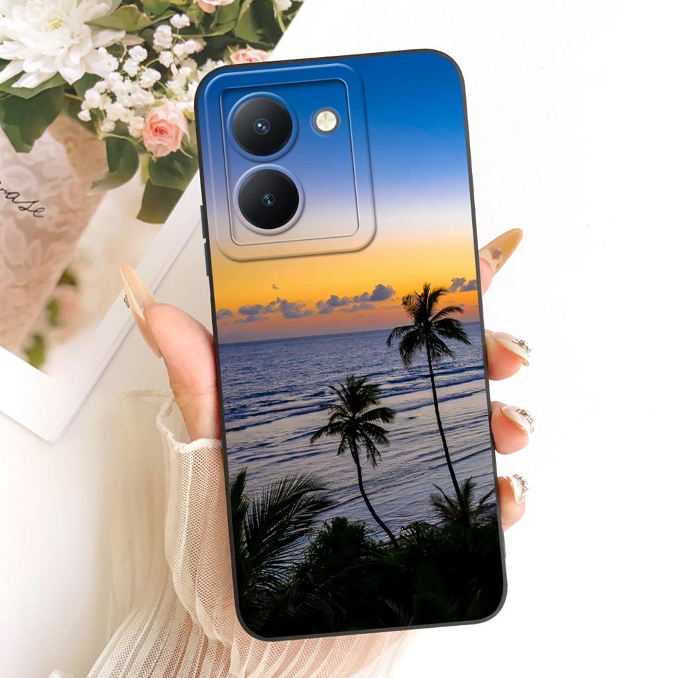 Case For Vivo Y36 4G Cover V2247 Luxury Fashion Cool Kawaii Cute Painted Silicone Phone Casing For Y36 Vivo Y 36 4G