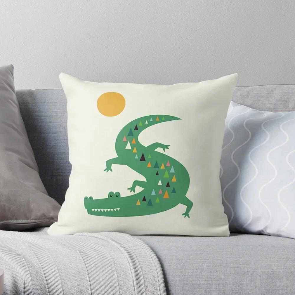 Colorful Animal Figure Pattern Double-sided Printed Pillow Cover Short Plush Suitable Living Rooms Bedrooms Throw Cushion Cover