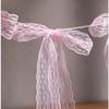 12Pcs New Ribbon Bow Bowknot Garland Sweet Princess Hanging Banner Photography Prop Room Wall