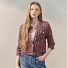 Jewel Stone Mix Tweed Knit Cardigan Zf03qd007na