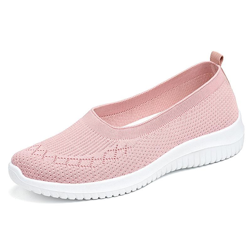 Shoes Women's New Women's Shoes Breathable Fly-woven Shoes Soft-soled Cloth Shoes Casual