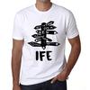Men’s Vintage Tee Shirt Graphic T Shirt Time for New Advantures IFE White