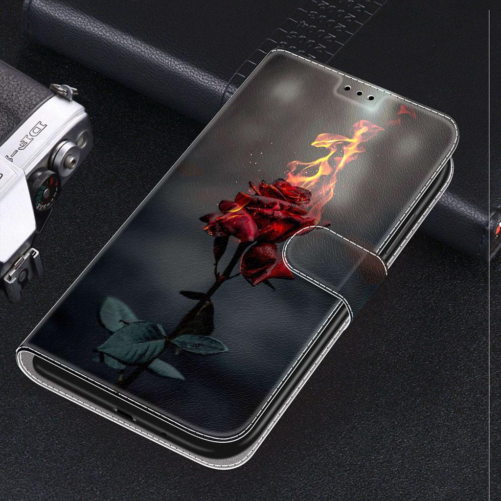 Luxury Painted Leather Case Wallet Book Style Protective Cover for Xiaomi 14 14T 13T 11T Pro/Redmi Note14 Note13 Note12 Note11 Note9 Note8 Redmi 13