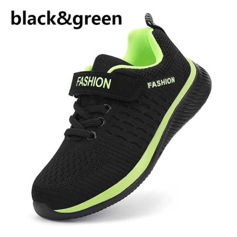 Fall Mesh Running Shoes For Kids Lightweight Breathable Outdoor Sneakers Boys Girls Athletic Footwear