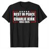 Charlie Kirk Shirt, Ware Patriot 1993-2025 Rip Herdenking Amerikaanse Vlag T-shirt Unisex T-shirt