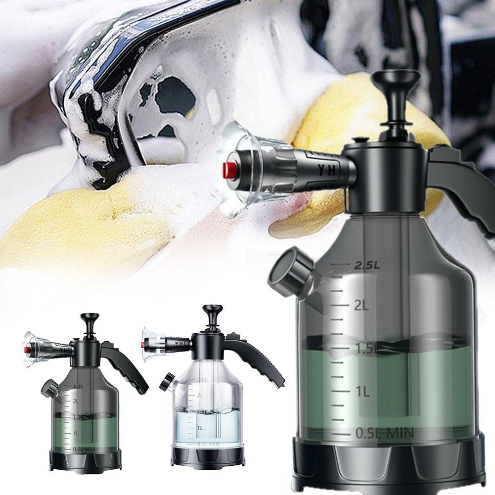 2,5L Autowasch-Schaumsprühflasche Multifunktionaler Hand-Pneumatischer Schaumsprüher für Auto, Motorrad, Küche und Badreinigung