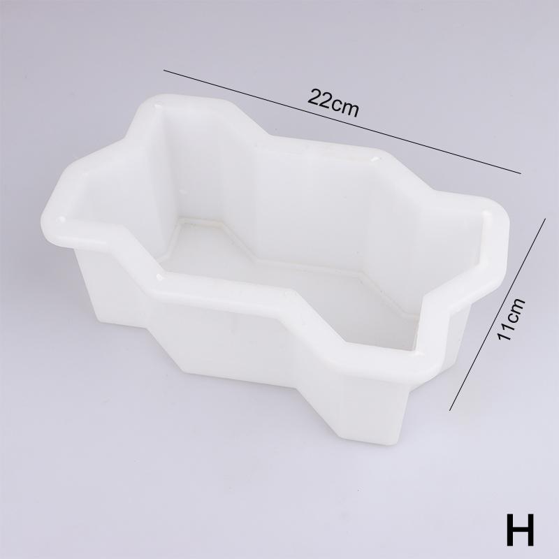 Diy Path Maker Concrete Molds Garden Pavement Mold Road Path Paving Brick Mould