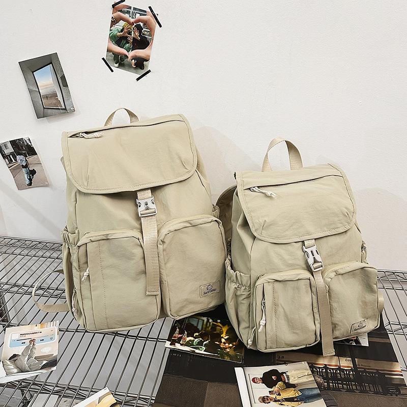 Schoolbag Fashion New Backpack College Student School Bag Fashion Lightweight Backpack Travel Bag Men's and Women's Travel Bag Commuter Bag