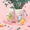 Chaveiro Mini Necessaire Transparente Art Dream (Escolha Coelho ou Tartaruga)