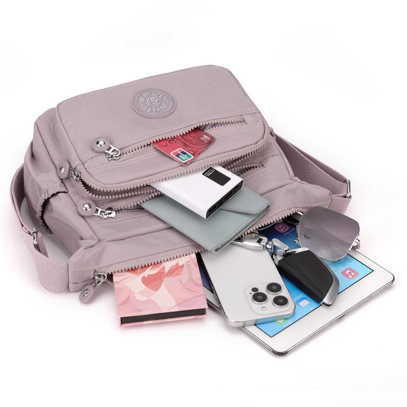 Nylon-Umhängetasche Damen-Umhängetasche Mittleres Alter Muttertasche Große Kapazität Leichte Tasche