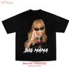 Latto Big Mama T Shirt Streetwear Cotton Vintage Graphic Breathable Versatile Designer Clothes Soft Casual Homme Stylish