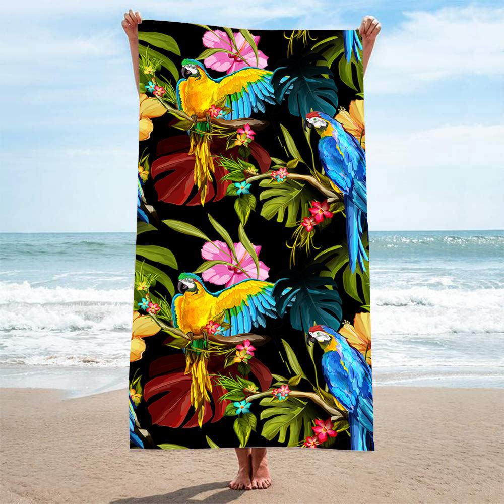 Microfiber Beach Towel Printed Beach Towel Absorbent Beach Towel