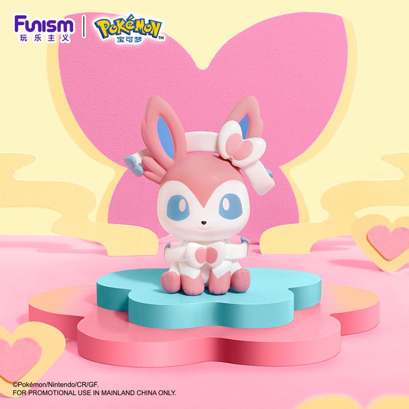 Funism Little Adventure 03 Dragonite Gengar Mewtwo Mew Jigglypuff Sylveon Anime Action Figure Model Toys Gift