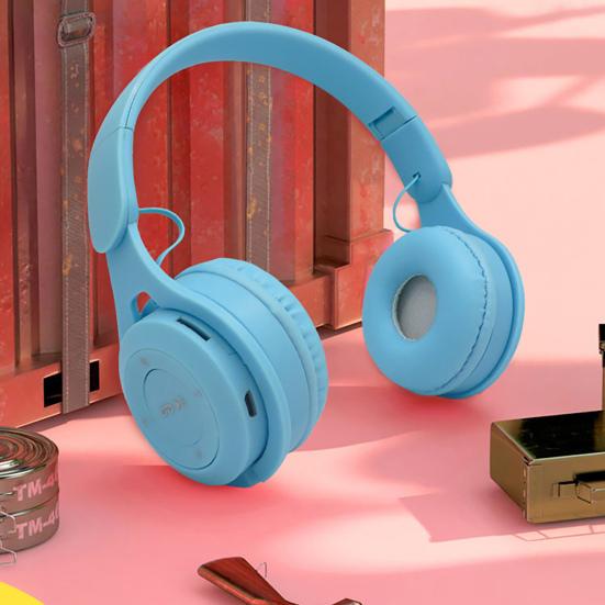 Wireless Headphone High Fidelity Intelligent Noise Reduction Lightweight Bluetooth-compatible5.0 Cute Stereo Gaming Sports Headset for Computer