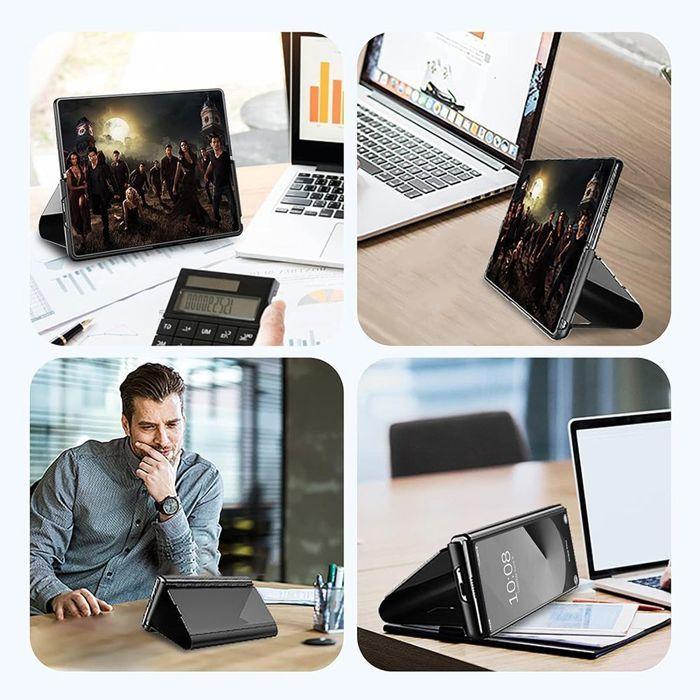 Capa para Samsung Galaxy Z Fold 8 Ultra, Smart Case de Proteção Integral - Preto - 2 Vidros Temperados