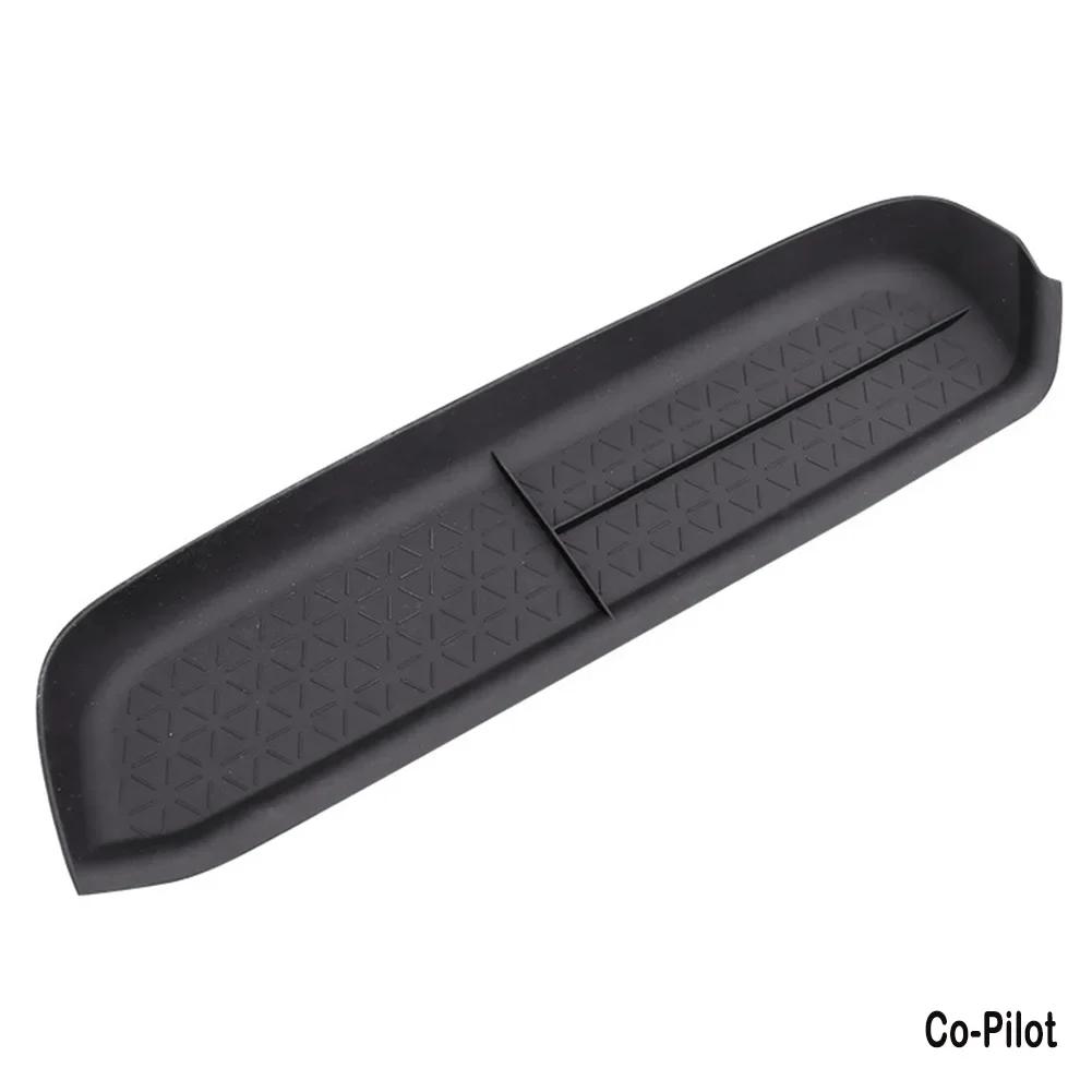 Car Silicone Central Console Organizer Pad Main Co-pilot Storage Box Protect Mat Tray Storage for Toyota RAV4 Left Hand Drive