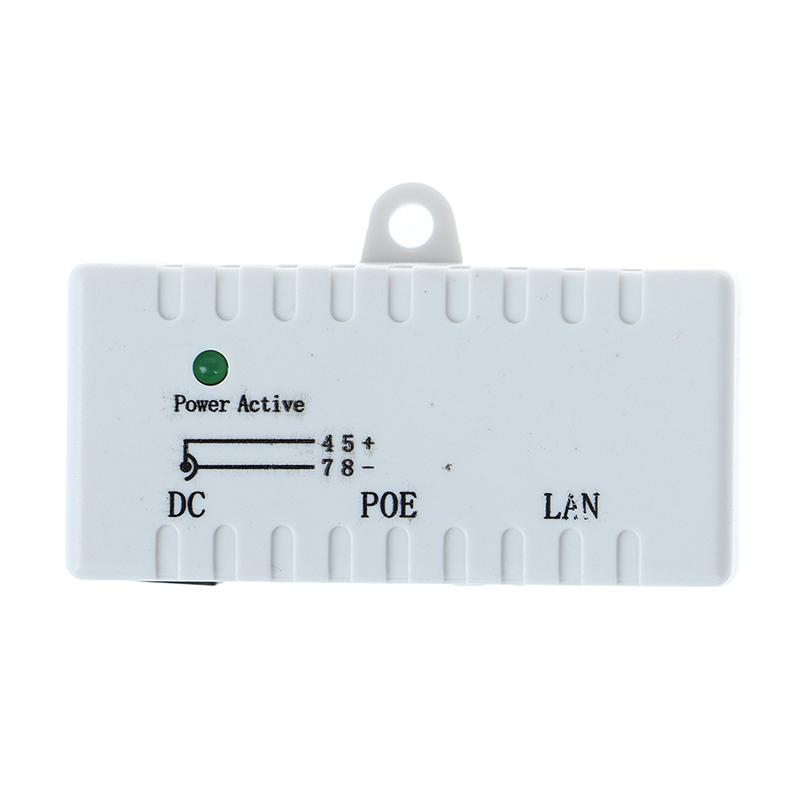 Injecteur PoE passif 12 V - 48 V pour caméra IP, téléphone VoIP, réseau, appareil AP