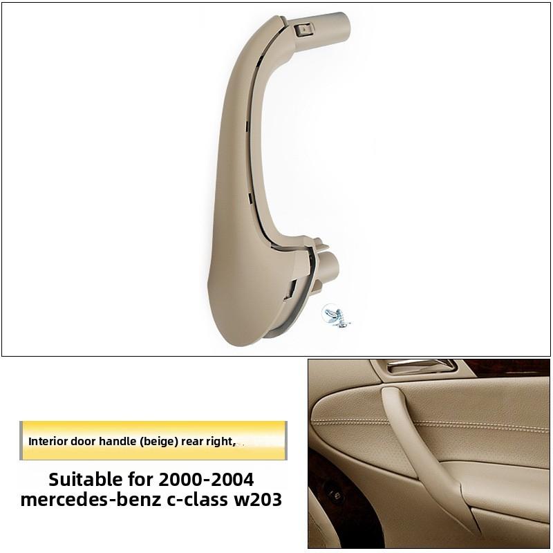 Car Inner Door Handle Trim Pull Grab Panel Handle 2038101551 2038101651 for For Mercedes Benz C-Class W203 2000-2007 fit 4-Door Sedan Only