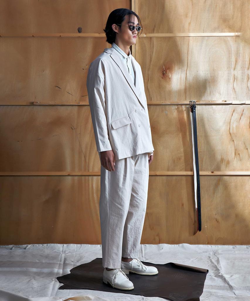 Ease Wrinkle Jacket_Ivory