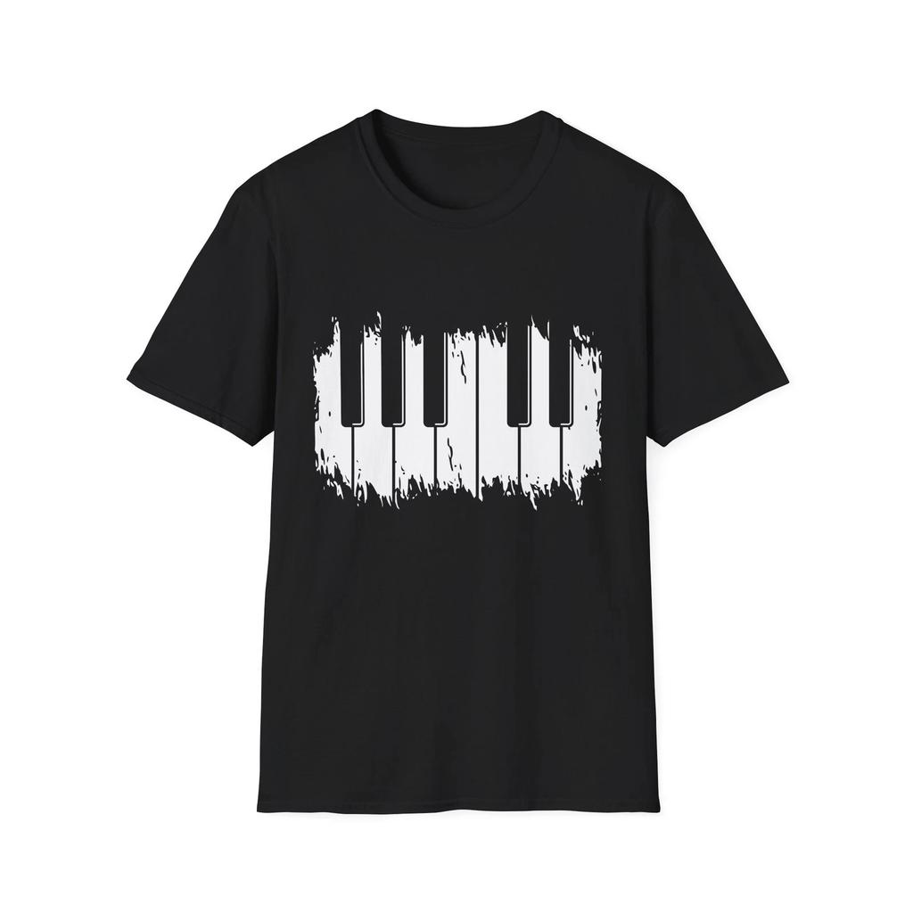 Piano Keyboard T-Shirt, Piano Player Tee, Pianist Top, Classical Music
