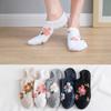 Cute Summer Printed Socks Women's Short Socks Ins Trendy Boat Socks Thin Small Flower Shallow Mouth Socks Sweat-absorbent Breathable Invisible Socks