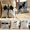 Book Epic FFourth Wing Cushion Cover Pillowcase Antidustmite Living Room Sofa Decor Cushion Room