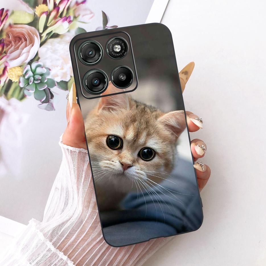 For Motorola Moto G67 Case Moto G77 XT2621-2 Cute Love Heart Painted Cover Soft Silicone Case For Motorola G77 G 67 MotoG67 Bags