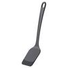 Marna Turner Be Inserted At Any Silicone Turner Spatula for Cooking Kitchen Utensils Dark Gray K804DGY Easy-to-insert (can Angle/scoops Neatly/heat