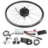 36V 250W 26 Inch Electric Bike Front Wheel Motor Conversion Kit with IP65 Waterproof LCD Display