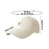 Vintage Embroidered Letters Baseball Cap Sun Protection Cotton Duck Tongue Caps Adjustable Summer Casual Hat For Women Men
