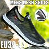 Men's High Breathability Mesh Shoes with Soft Non-Slip Sole for Casual and Fitness Activities