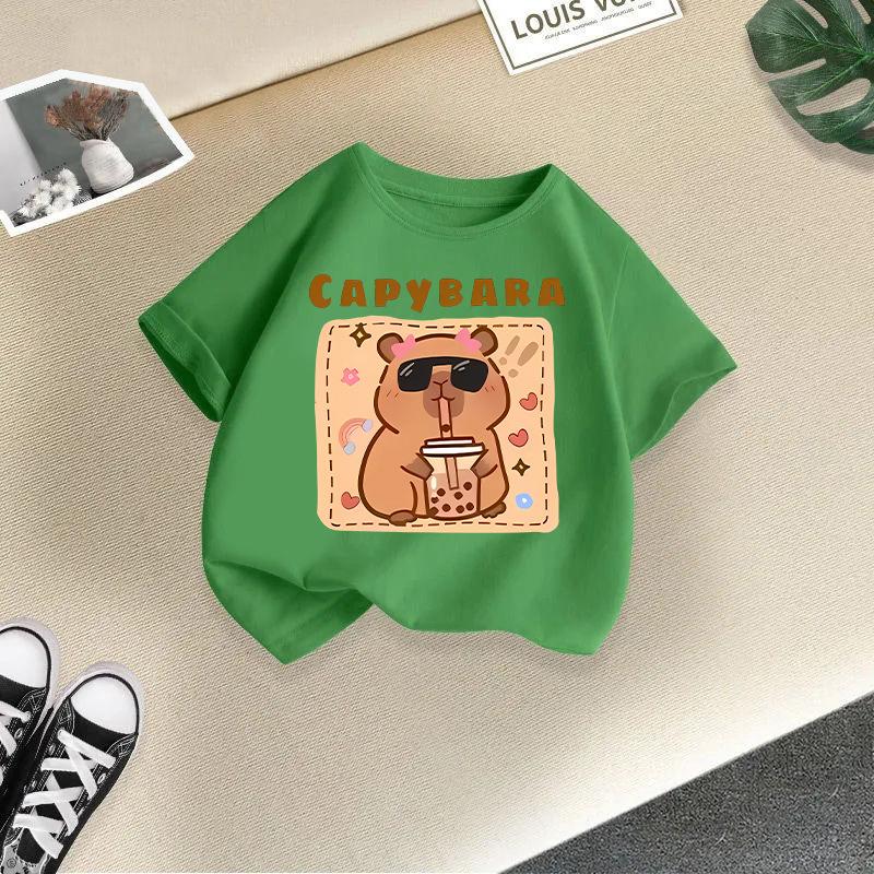 Children's Casual Short-sleeved T-shirt - Summer Girls' And Boys' Fashionable And Cute T-shirt