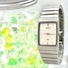 Used [Good Condition/new Battery] SEIKO ARC Ladies Watch Silver 7320-6480 600242 Genuine Belt with Engraving