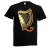 Adults Irish Harp Celtic St Patricks Day Four Leaf Clover Ireland Unisex TShirt