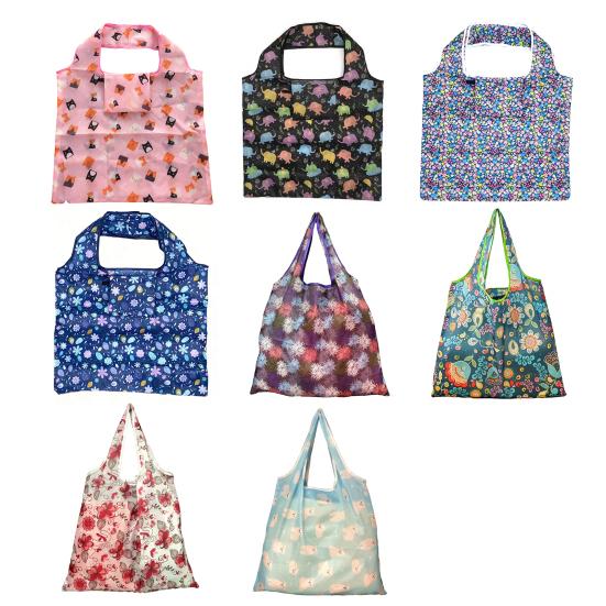 Opvouwbare Boodschappentas Herbruikbare Stof Boodschappentas Schattige Dieren Planten Prints Opvouwbare Draagbare Boodschappentas voor Boodschappen Supermarkt Picknick Reizen Gebruik