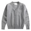 Schooluniform Kinderjack met lange mouwen Kinderstrui Vest Ouder-kind Kleding Middelgrote en Grote Kinderen Gebreid Vest