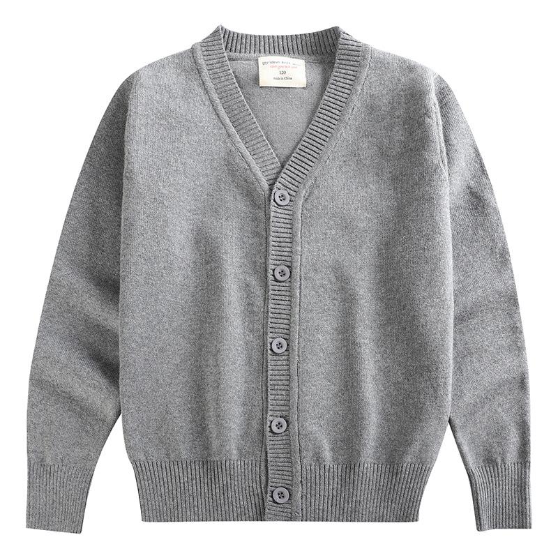 Schooluniform Kinderjack met lange mouwen Kinderstrui Vest Ouder-kind Kleding Middelgrote en Grote Kinderen Gebreid Vest