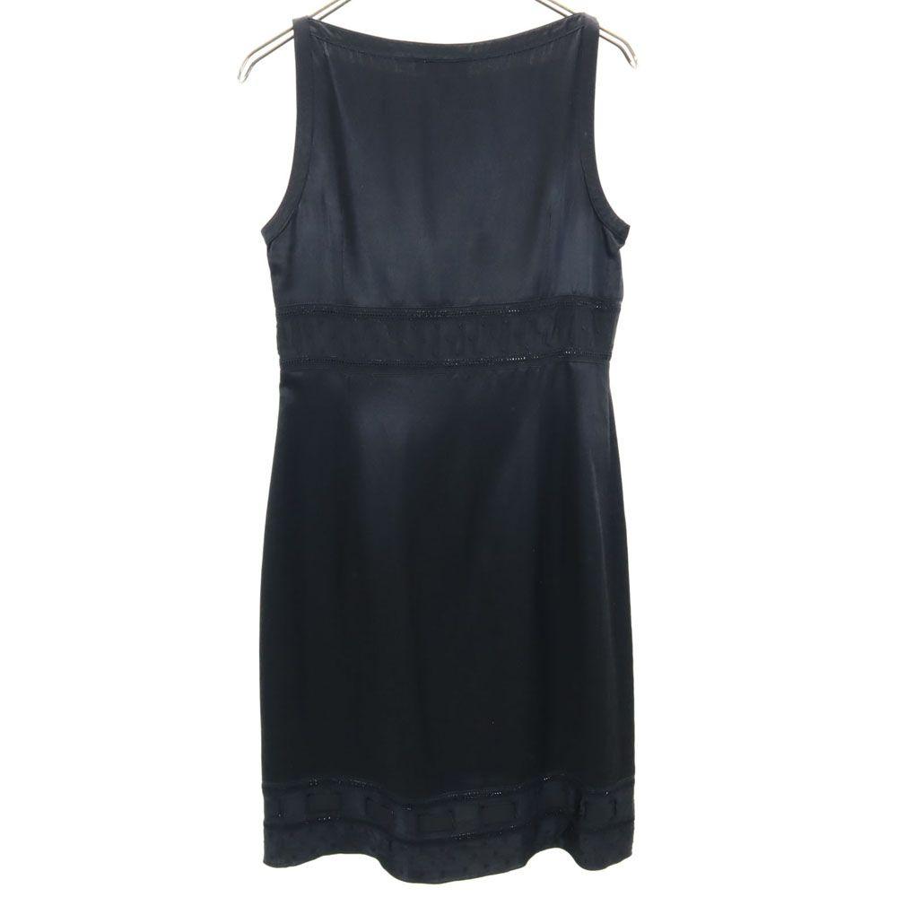 MAX&CO fabriqué en Italie Robe mini sans manches 42 noir Femme Occasion
