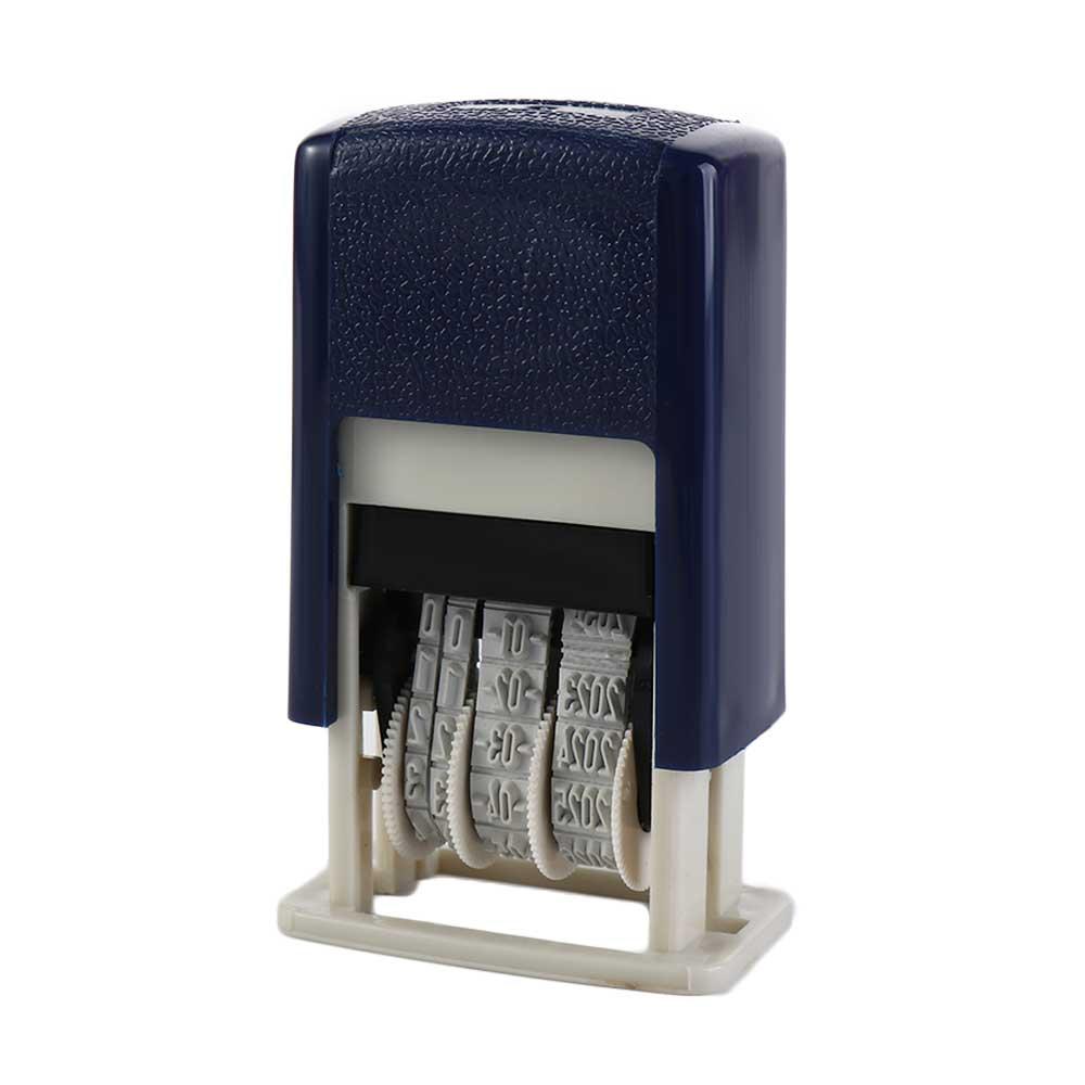 DIY Stamp Back To Ink 4mm Automatic Ink Return Date Wheel Stamp Handle Account Stamp Date Stamps