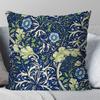 Vintage Floral Cushion Cover William Morris Style Botanical Throw Pillow Case for Sofa Living Room Bedroom Home Decor 40x40cm