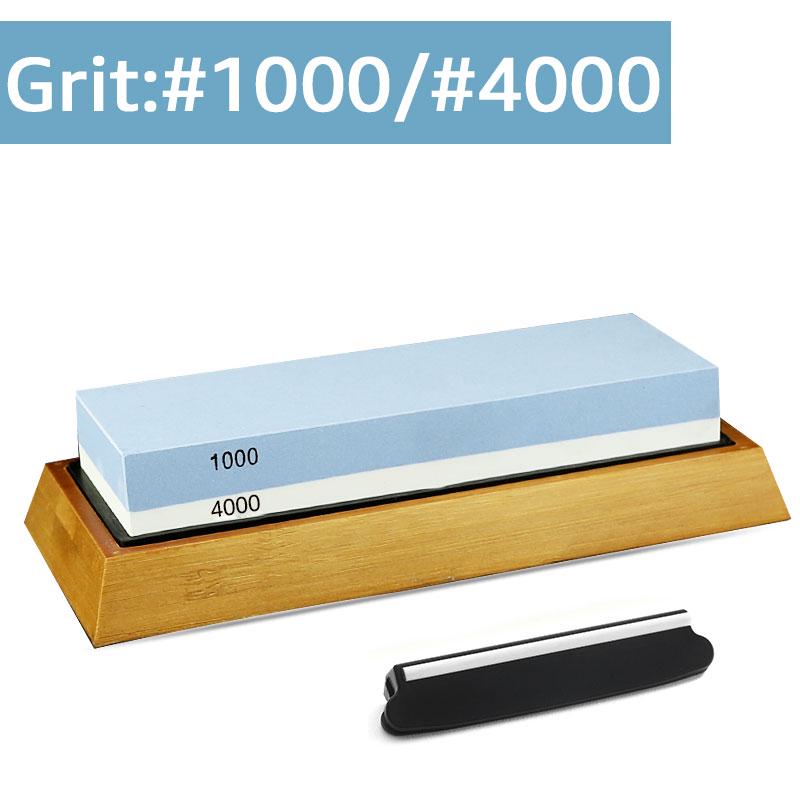 Knife Sharpener Professional Whetstone Dual Side Set Option Grinding Shapner Water Wetstone Kitchen Area Accessories Tools Sharpening Stone