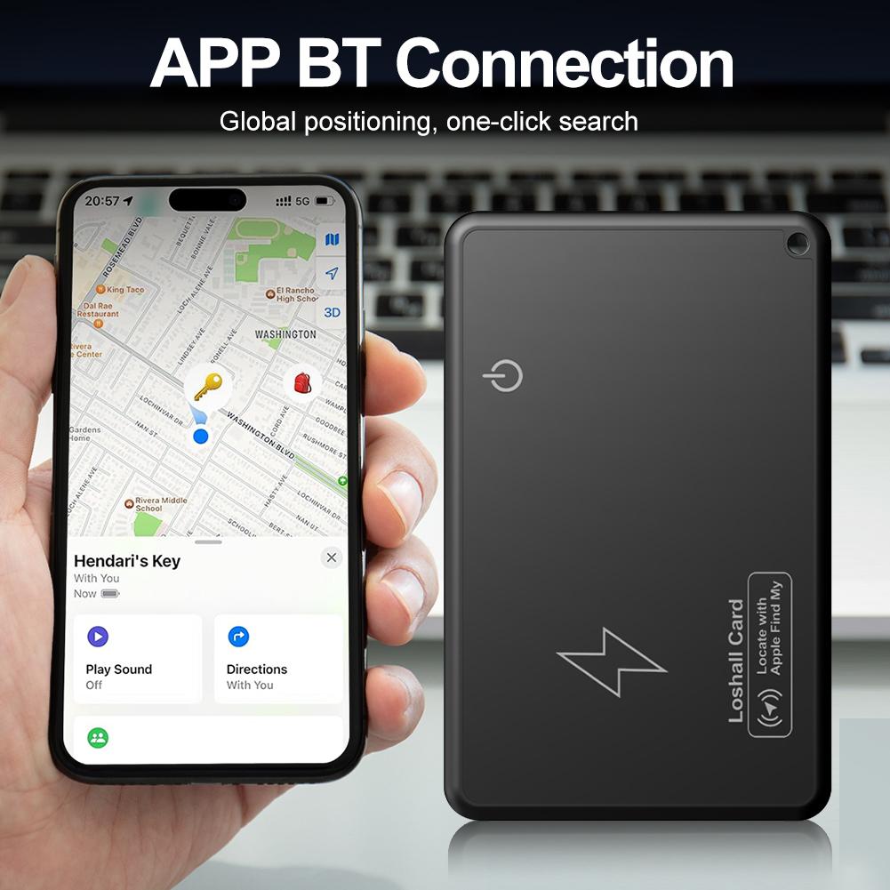 1-10pcs Wallet Tracker Card Wireless Charging Tracking Location Gps Locator Smart Tag for Iphone Apple Device Find My Airtag
