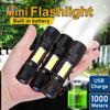 Lanternă reîncărcabilă cu LED mini lanternă Lanternă portabilă cu încărcare USB, cu putere mare, lanternă de camping rezistentă la apă